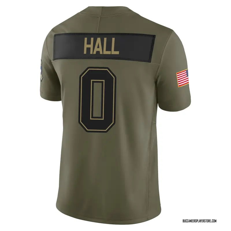 Nike Kemon Hall Tampa Bay Buccaneers Limited Olive 2025 Salute to Service Jersey - Youth