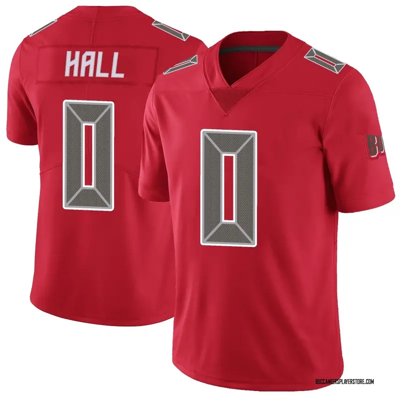 Nike Kemon Hall Tampa Bay Buccaneers Limited Red Color Rush Jersey - Men's