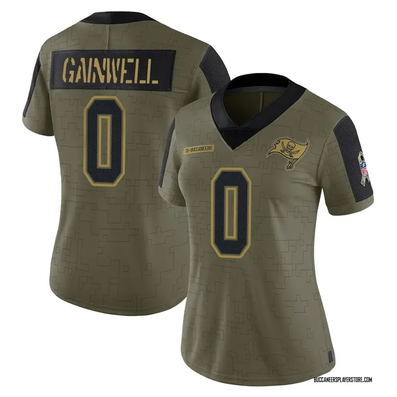 Nike Kenneth Gainwell Tampa Bay Buccaneers Limited Olive 2021 Salute To Service Jersey - Women's