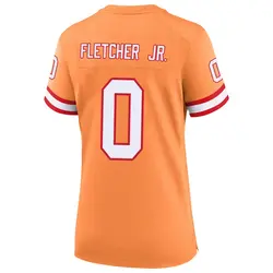 Nike Kenny Fletcher Jr. Tampa Bay Buccaneers Game Cream sicle 50th Season Jersey - Women's