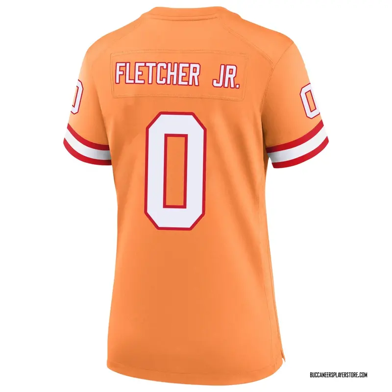 Nike Kenny Fletcher Jr. Tampa Bay Buccaneers Game Cream sicle 50th Season Jersey - Women's