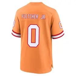 Nike Kenny Fletcher Jr. Tampa Bay Buccaneers Game Cream sicle 50th Season Jersey - Youth
