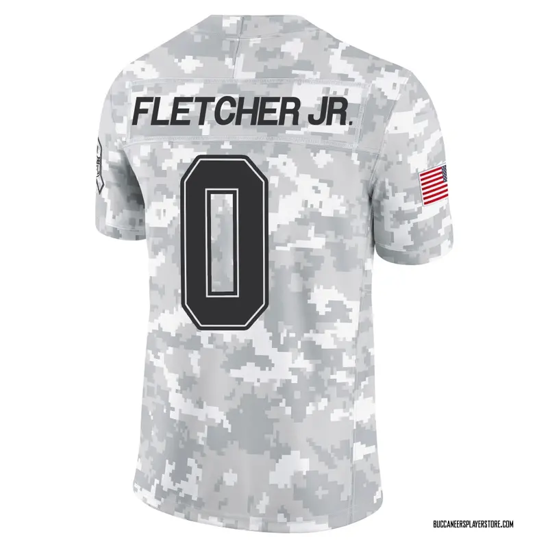 Nike Kenny Fletcher Jr. Tampa Bay Buccaneers Limited Arctic Camo 2024 Salute to Service Jersey - Men's