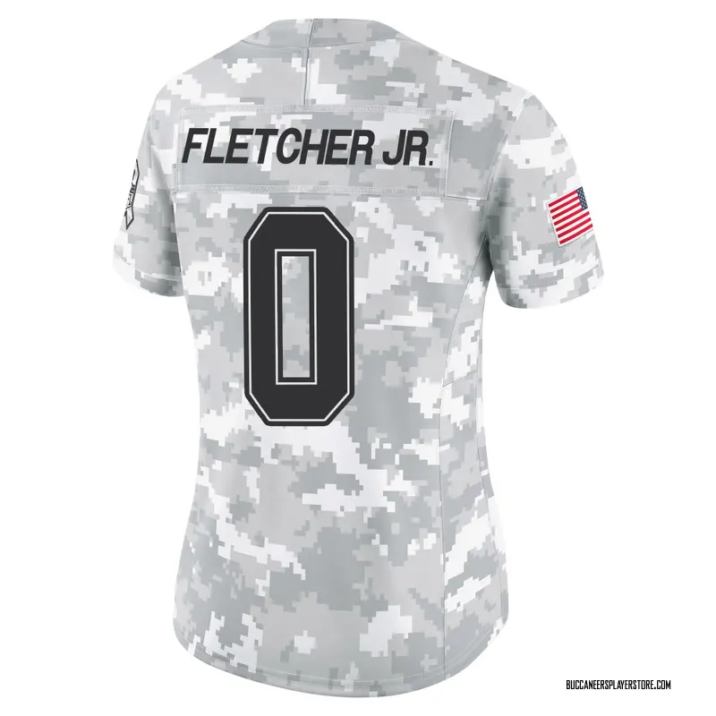 Nike Kenny Fletcher Jr. Tampa Bay Buccaneers Limited Arctic Camo 2024 Salute to Service Jersey - Women's