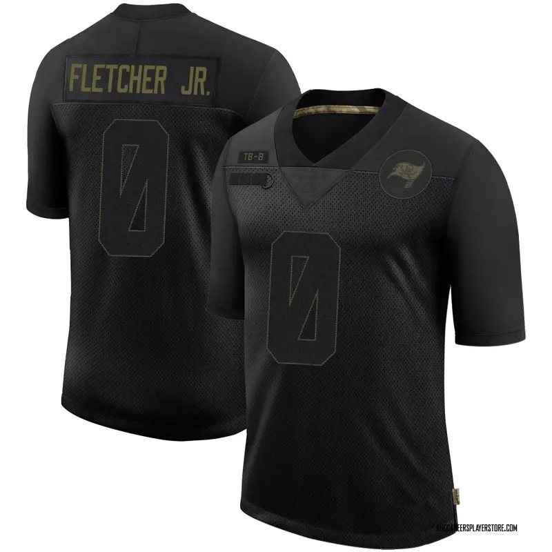 Nike Kenny Fletcher Jr. Tampa Bay Buccaneers Limited Black 2020 Salute To Service Jersey - Men's