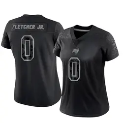 Nike Kenny Fletcher Jr. Tampa Bay Buccaneers Limited Black Reflective Jersey - Women's
