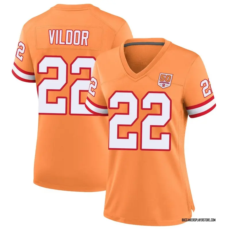 Nike Kindle Vildor Tampa Bay Buccaneers Game Cream sicle 50th Season Jersey - Women's