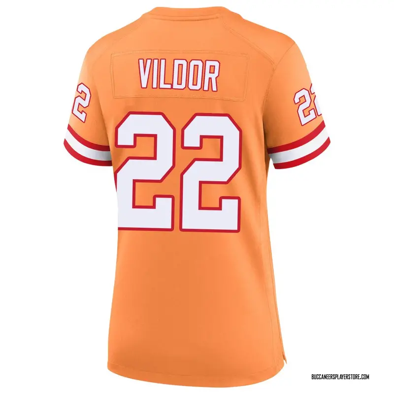 Nike Kindle Vildor Tampa Bay Buccaneers Game Cream sicle 50th Season Jersey - Women's