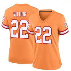 Nike Kindle Vildor Tampa Bay Buccaneers Game Orange Throwback Jersey - Women's