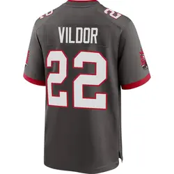 Nike Kindle Vildor Tampa Bay Buccaneers Game Pewter Alternate Jersey - Men's