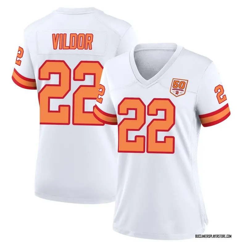 Nike Kindle Vildor Tampa Bay Buccaneers Game White '76 50th Season Jersey - Women's