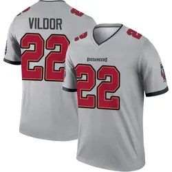 Nike Kindle Vildor Tampa Bay Buccaneers Legend Gray Inverted Jersey - Men's