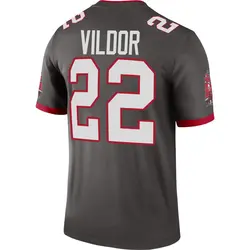 Nike Kindle Vildor Tampa Bay Buccaneers Legend Pewter Alternate Jersey - Men's