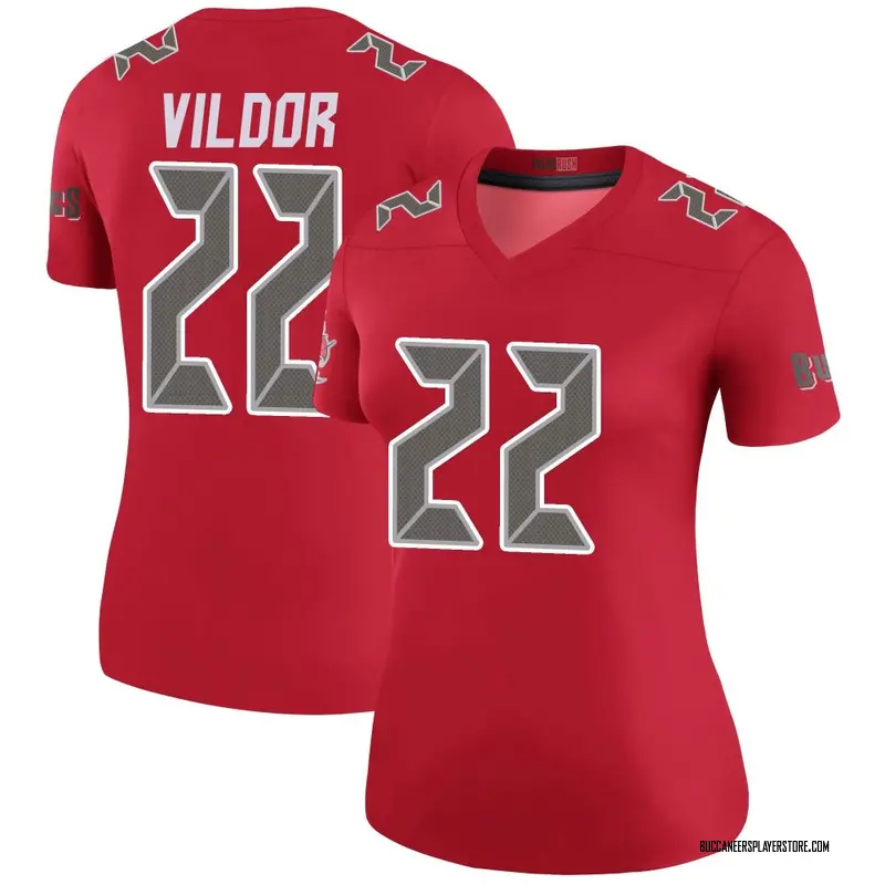 Nike Kindle Vildor Tampa Bay Buccaneers Legend Red Color Rush Jersey - Women's
