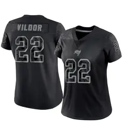 Nike Kindle Vildor Tampa Bay Buccaneers Limited Black Reflective Jersey - Women's