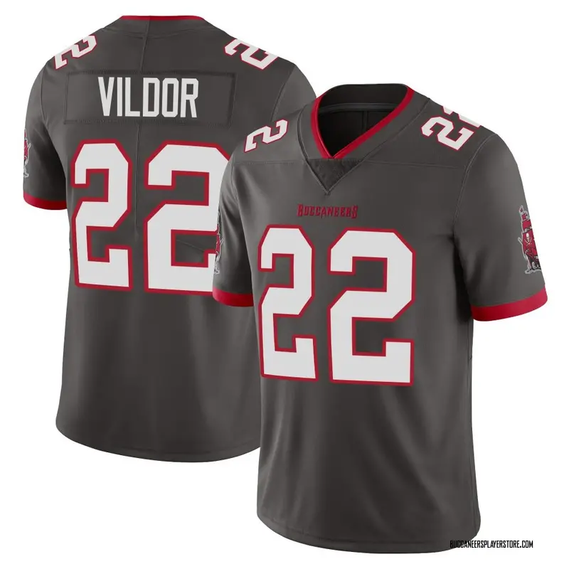 Nike Kindle Vildor Tampa Bay Buccaneers Limited Pewter Alternate Vapor Jersey - Youth