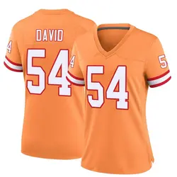 Nike Lavonte David Tampa Bay Buccaneers Game Orange Throwback Jersey - Women's