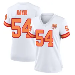 Nike Lavonte David Tampa Bay Buccaneers Game White '76 50th Season Jersey - Women's