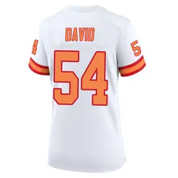 Nike Lavonte David Tampa Bay Buccaneers Game White '76 50th Season Jersey - Women's