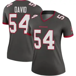 Nike Lavonte David Tampa Bay Buccaneers Legend Pewter Alternate Jersey - Women's