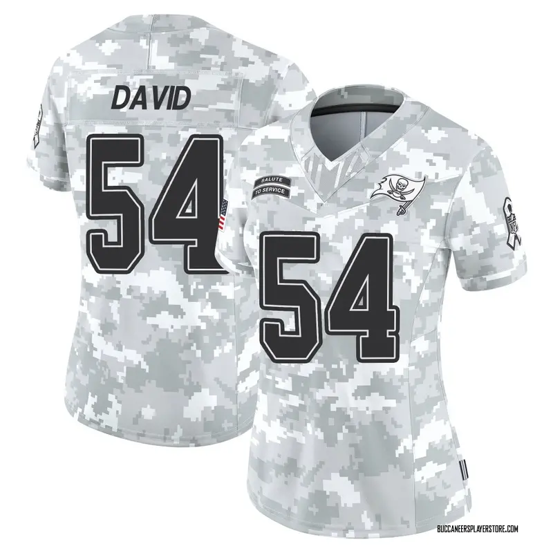 Nike Lavonte David Tampa Bay Buccaneers Limited Arctic Camo 2024 Salute to Service Jersey - Women's