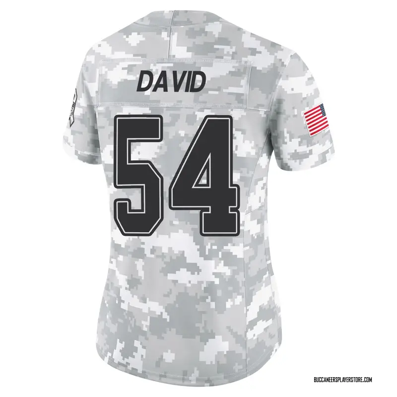 Nike Lavonte David Tampa Bay Buccaneers Limited Arctic Camo 2024 Salute to Service Jersey - Women's