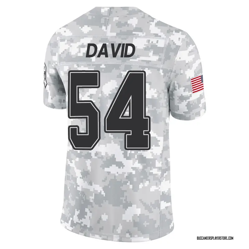 Nike Lavonte David Tampa Bay Buccaneers Limited Arctic Camo 2024 Salute to Service Jersey - Youth