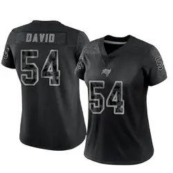 Nike Lavonte David Tampa Bay Buccaneers Limited Black Reflective Jersey - Women's