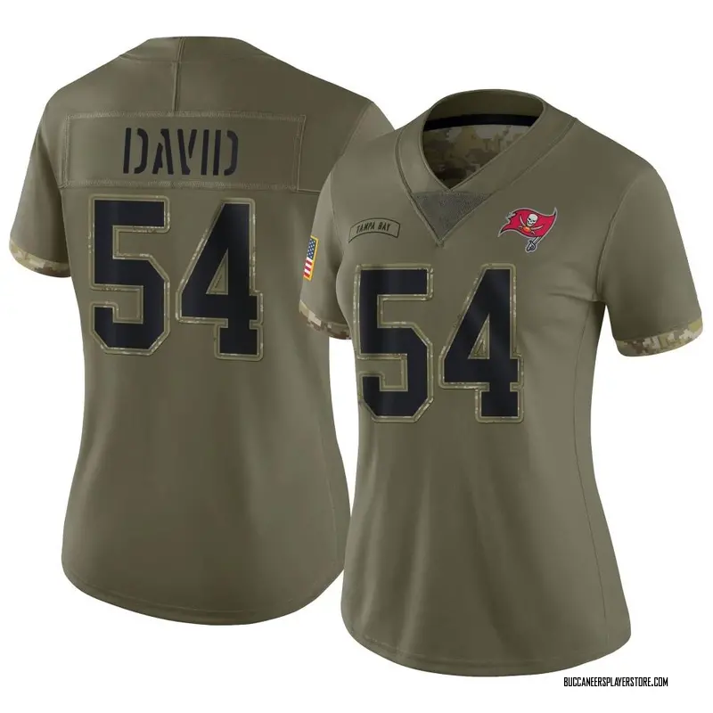Nike Lavonte David Tampa Bay Buccaneers Limited Olive 2022 Salute To Service Jersey - Women's