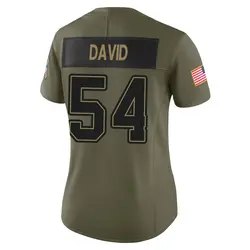 Nike Lavonte David Tampa Bay Buccaneers Limited Olive 2025 Salute to Service Jersey - Women's