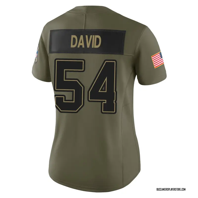 Nike Lavonte David Tampa Bay Buccaneers Limited Olive 2025 Salute to Service Jersey - Women's
