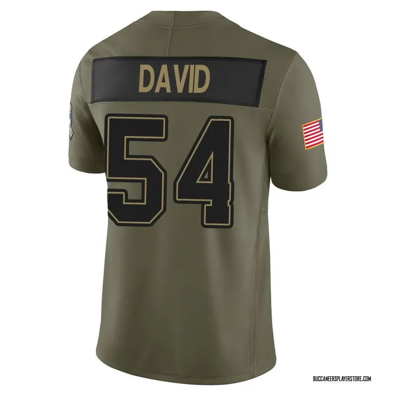 Nike Lavonte David Tampa Bay Buccaneers Limited Olive 2025 Salute to Service Jersey - Youth