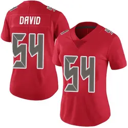 Nike Lavonte David Tampa Bay Buccaneers Limited Red Team Color Vapor Untouchable Jersey - Women's