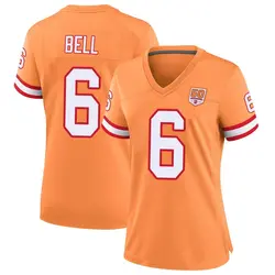 Nike Le'Veon Bell Tampa Bay Buccaneers Game Cream sicle 50th Season Jersey - Women's