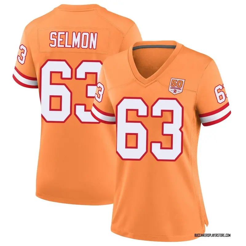 Nike Lee Roy Selmon Tampa Bay Buccaneers Game Cream sicle 50th Season Jersey - Women's