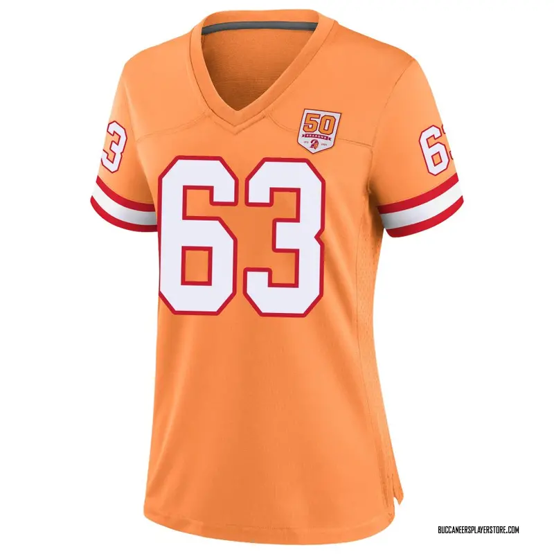 Nike Lee Roy Selmon Tampa Bay Buccaneers Game Cream sicle 50th Season Jersey - Women's