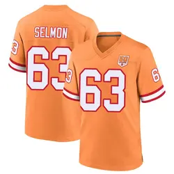 Nike Lee Roy Selmon Tampa Bay Buccaneers Game Cream sicle 50th Season Jersey - Youth