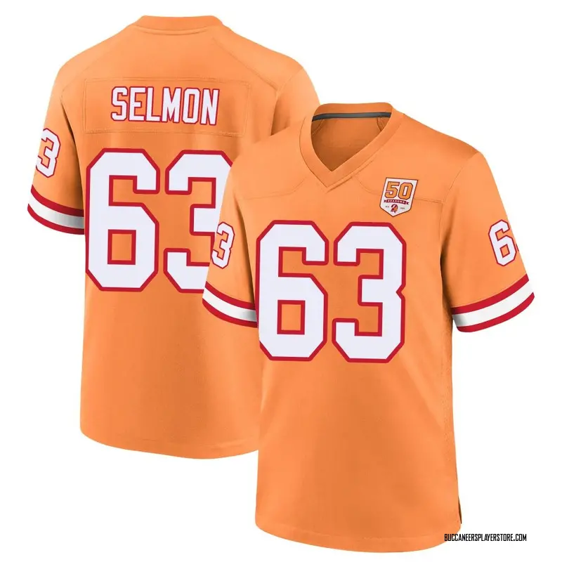 Nike Lee Roy Selmon Tampa Bay Buccaneers Game Cream sicle 50th Season Jersey - Youth