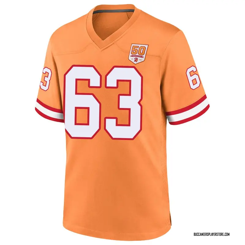 Nike Lee Roy Selmon Tampa Bay Buccaneers Game Cream sicle 50th Season Jersey - Youth