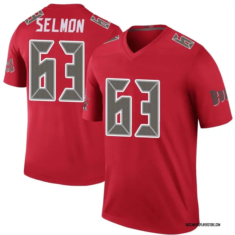 Nike Lee Roy Selmon Tampa Bay Buccaneers Legend Red Color Rush Jersey - Men's