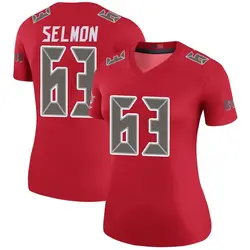 Nike Lee Roy Selmon Tampa Bay Buccaneers Legend Red Color Rush Jersey - Women's