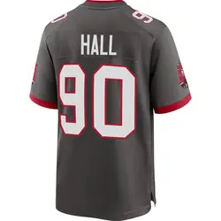 Nike Logan Hall Tampa Bay Buccaneers Game Pewter Alternate Jersey - Men's