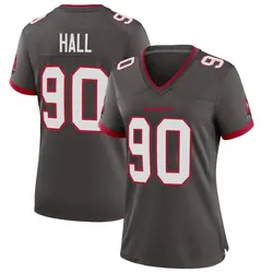 Nike Logan Hall Tampa Bay Buccaneers Game Pewter Alternate Jersey - Women's