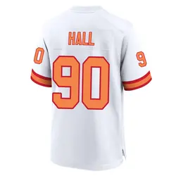 Nike Logan Hall Tampa Bay Buccaneers Game White '76 50th Season Jersey - Men's