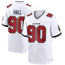 Nike Logan Hall Tampa Bay Buccaneers Game White Jersey - Men's