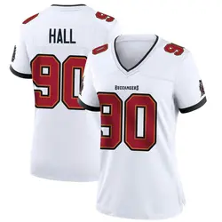 Nike Logan Hall Tampa Bay Buccaneers Game White Jersey - Women's