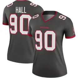 Nike Logan Hall Tampa Bay Buccaneers Legend Pewter Alternate Jersey - Women's