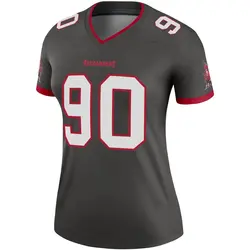 Nike Logan Hall Tampa Bay Buccaneers Legend Pewter Alternate Jersey - Women's