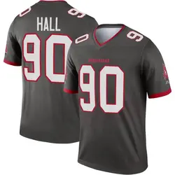Nike Logan Hall Tampa Bay Buccaneers Legend Pewter Alternate Jersey - Youth