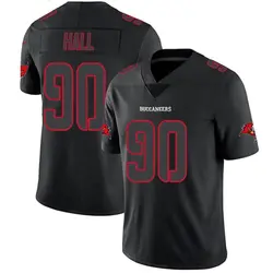 Nike Logan Hall Tampa Bay Buccaneers Limited Black Impact Jersey - Men's